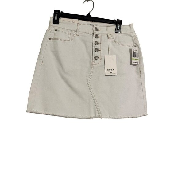 Kensie Jeans skirt made from Recycled Material size 4/27 NWT - Picture 1 of 7